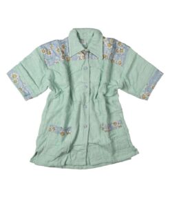 Μπουρνούζι Μίνι Γυναικείο Βαμβακερό XLarge Mint DimCol24home