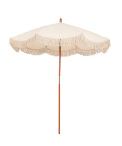 Ομπρέλα Boho Υφασμάτινη-Μακραμέ iliadis Φ180x245εκ. 8591124home