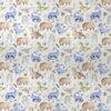 Πάνα Χασές Bebe Βαμβακερή 80x80εκ. Dinosaur 517 Sky Blue Dimcol24home