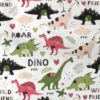 Πάνα Χασές Bebe Βαμβακερή 80x80εκ. Dinosaur 518 Dimcol24home
