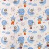 Πάνα Χασές Bebe Βαμβακερή 80x80εκ. Reach The Stars 191 Sky Blue DimCol24home