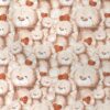 Πάνα Χασές Bebe Βαμβακερή 80x80εκ. Teddy Bear 535 Beige Dimcol24home