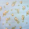 Πάνα Χασές Φανελένια Μπεμπέ 80x80εκ. Birds 14 Sky Blue Dimcol24home