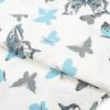 Πάνα Χασές Μπεμπέ 80x80εκ. Butterfly 56 Sky Blue Dimcol24home