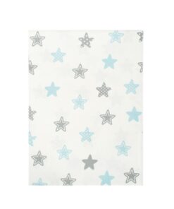 Πάνα Χασές Μπεμπέ 80x80εκ. Star 104 Sky Blue Dimcol24home