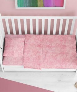 Παπλωματοθήκη Βαμβακερή Bebe Premium Shadow 617 120X160 Pink DimCol24home