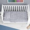Παπλωματοθήκη Βαμβακερή Bebe Premium Shadow 621 120X160 Light Grey DimCol24home