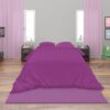 Παπλωματοθήκη Βαμβακερή Μονή Solid 501 160X240 Magenta DimCol24home