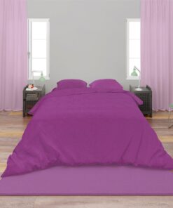 Παπλωματοθήκη Βαμβακερή Μονή Solid 501 160X240 Magenta DimCol24home