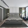 Παπλωματοθήκη Φανελένια Μονή 160x240εκ. Iris 338 Grey DimCol24home