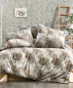 Παπλωματοθήκη Polycotton Μονή 160x240εκ. Forest 311 Beige Dimcol24home