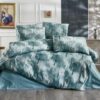 Παπλωματοθήκη Polycotton Μονή 160x240εκ. Forest 313 Petrol Dimcol24home