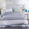 Παπλωματοθήκη Polycotton Μονή 160x240εκ. Ηλέκτρα 360 Grey Dimcol24home
