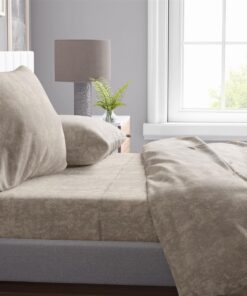 Παπλωματοθήκη Polycotton Μονή 160x240εκ. Shadow 12 Mocca DimCol24home