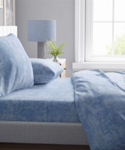 Παπλωματοθήκη Polycotton Μονή 160x240εκ. Shadow 14 Sky Blue DimCol24home
