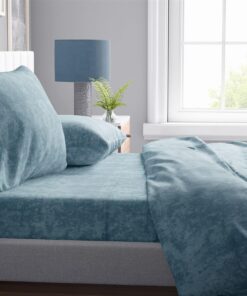 Παπλωματοθήκη Polycotton Μονή 160x240εκ. Shadow 16 Petrol DimCol24home