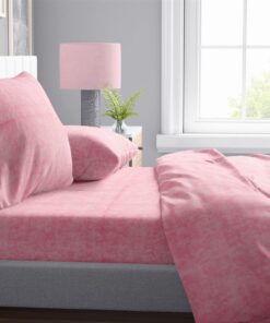 Παπλωματοθήκη Polycotton Μονή 160x240εκ. Shadow 17 Pink DimCol24home
