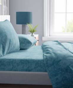 Παπλωματοθήκη Polycotton Μονή 160x240εκ. Shadow 20 Turquoise DimCol24home