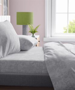 Παπλωματοθήκη Polycotton Μονή 160x240εκ. Shadow 21 Light Grey DimCol24home