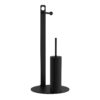 Πιγκάλ Με Χαρτοθήκη Ανοξείδωτο Matt Black Pam & Co Φ28x60εκ. 4-400-40324home