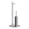 Πιγκάλ Με Χαρτοθήκη Ανοξείδωτο Matt Chrome Pam & Co Φ28x60εκ. 4-400-00124home