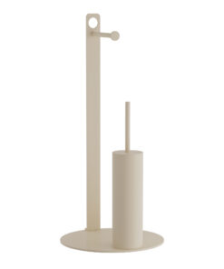 Πιγκάλ Με Χαρτοθήκη Ανοξείδωτο Matt Ivory Pam & Co Φ28x60εκ. 4-400-70324home