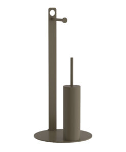 Πιγκάλ Με Χαρτοθήκη Ανοξείδωτο Matt Light Bronze Pam & Co Φ28x60εκ. 4-400-96324home