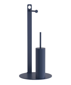 Πιγκάλ Με Χαρτοθήκη Ανοξείδωτο Matt Navy Blue Pam & Co Φ28x60εκ. 4-400-20324home