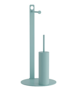Πιγκάλ Με Χαρτοθήκη Ανοξείδωτο Matt Turquoise Pam & Co Φ28x60εκ. 4-400-91324home