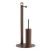 Πιγκάλ Με Χαρτοθήκη Ανοξείδωτο Matt Wenge Pam & Co Φ28x60εκ. 4-400-94324home