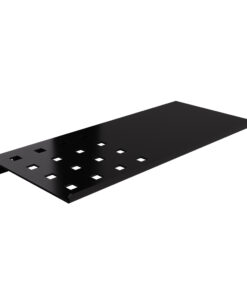 Ράφι Μπάνιου Ανοξείδωτο Matt Black Pam & Co 28x15x1εκ. 3015-40324home