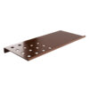 Ράφι Μπάνιου Ανοξείδωτο Matt Wenge Pam & Co 28x15x1εκ. 3015-94324home