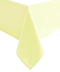 Τραπεζομάντηλο 90x90εκ. Polyester Plain Line Ivory24home