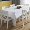 Τραπεζομάντηλο Αλέκιαστο Polycotton 140x180εκ. Panama White DimCol24home