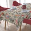 Τραπεζομάντηλο Εμπριμέ Polycotton Αλέκιαστο 140x180εκ. Vintage Post Stamps 482 Ecru DimCol24home