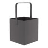 Ξυλιέρα Ανοξείδωτη Matt Anthracite Pam & Co 40x40x75εκ. 4045-11324home