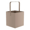 Ξυλιέρα Ανοξείδωτη Matt Beige Pam & Co 40x40x75εκ. 4045-10324home