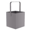 Ξυλιέρα Ανοξείδωτη Matt Concrete Grey Pam & Co 40x40x75εκ. 4045-16324home