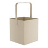 Ξυλιέρα Ανοξείδωτη Matt Ivory Pam & Co 40x40x75εκ. 4045-70324home
