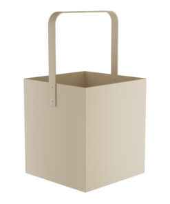 Ξυλιέρα Ανοξείδωτη Matt Ivory Pam & Co 40x40x75εκ. 4045-70324home