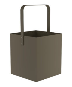 Ξυλιέρα Ανοξείδωτη Matt Light Bronze Pam & Co 40x40x75εκ. 4045-96324home