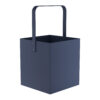 Ξυλιέρα Ανοξείδωτη Matt Navy Blue Pam & Co 40x40x75εκ. 4045-20324home