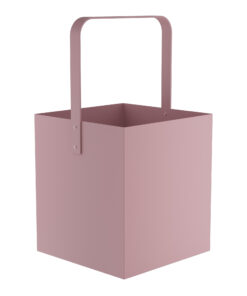 Ξυλιέρα Ανοξείδωτη Matt Pink Pam & Co 40x40x75εκ. 4045-30324home