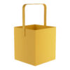 Ξυλιέρα Ανοξείδωτη Matt Yellow Pam & Co 40x40x75εκ. 4045-60324home